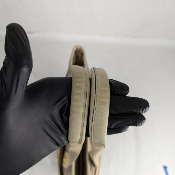 Vintage Coach Heritage Stripe Tattersall Signature Brown/Beige Handbag - Picture 8 of 16